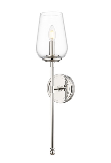 Dominique One Light Wall Sconce in Polished Nickel (224|20121SPN)