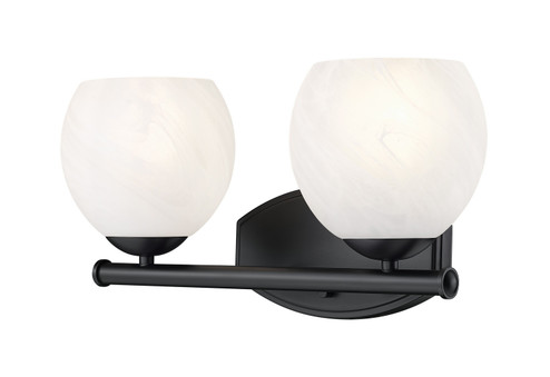 Colette Two Light Vanity in Matte Black (224|19632VMB)