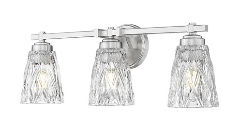 Andree Three Light Vanity in Brushed Nickel (224|19603VBN)