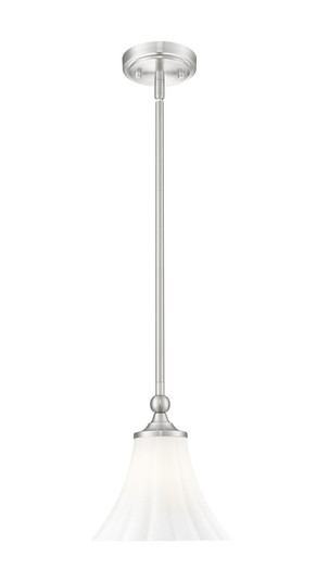 Fleur One Light Pendant in Brushed Nickel (224|1958P8BN)