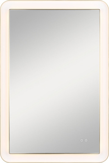 Chopin LED Mirror in Burnished Brass/Burnished Brass (454|KSMRIL106BBS)