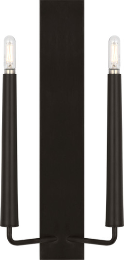 Lois Two Light Wall Sconce in Aged Iroged Iron (454|EW1252AI)