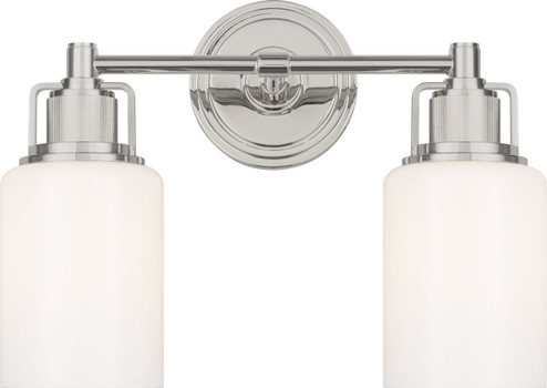 Ashford Two Light Bath in Polished Nickel/Polished Nickel (454|CV1112PN)