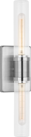 Keaton Two Light Vanity in Brushed Nickel | Brushed Nickel (454|4565002CF962)