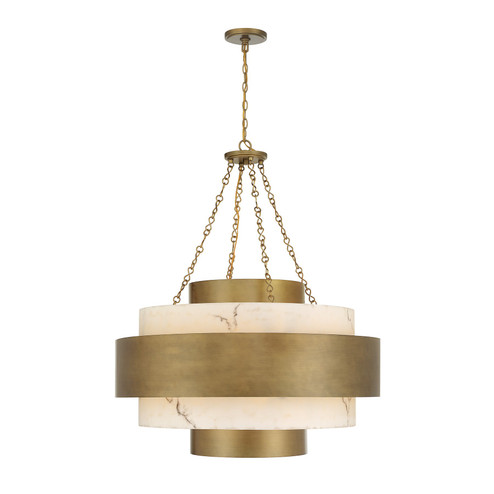 Davenport Eight Light Pendant in Antique Patina (51|730928339)