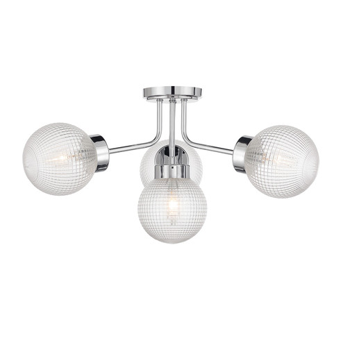 Coral Four Light Semi-Flush Mount in Chrome (51|63364411)