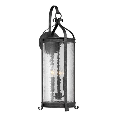 Preston Three Light Outdoor Wall Lantern in Iron Oxide (51|5112337)
