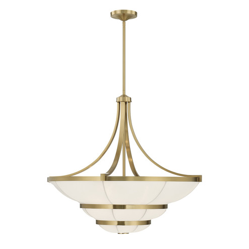 Constantine Four Light Chandelier in Warm Brass (51|191524322)