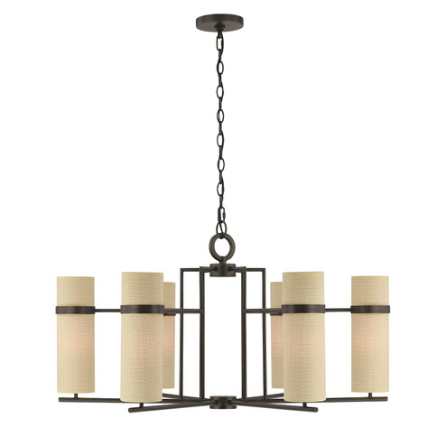 Weston Six Light Chandelier in Mediterranean Bronze (51|14562615)