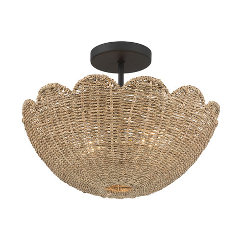 Malura Two Light Semi-Flush Mount in Matte Black (59|99202MB)