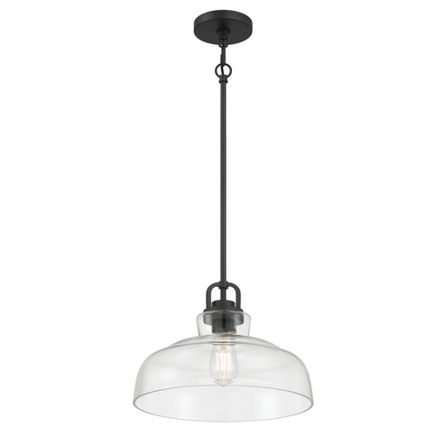 Clarien One Light Pendant in Matte Black (59|98101MB)