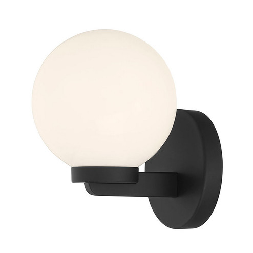 Ardeva One Light Wall Sconce in Matte Black (59|97001MB)