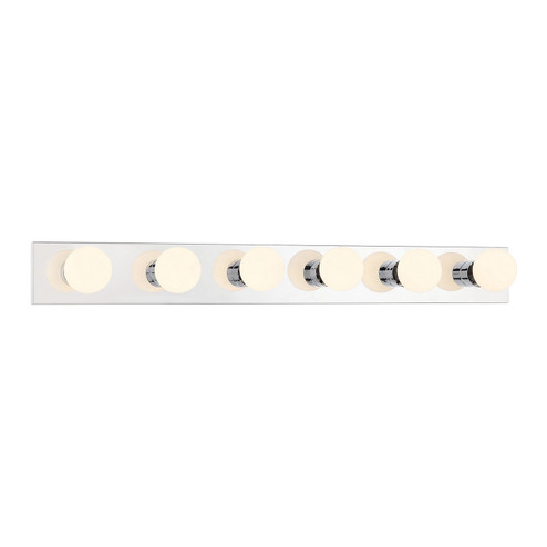 Bellisse Six Light Bath Bar in Chrome (59|96106CH)