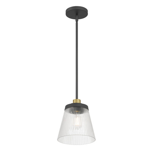 Lustria One Light Mini Pendant in Matte Black (59|9301MBVB)