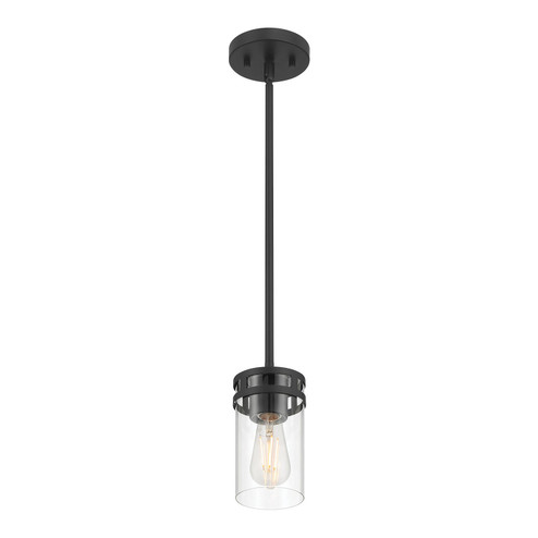 Lunden One Light Mini Pendant in Matte Black (59|91011MB)