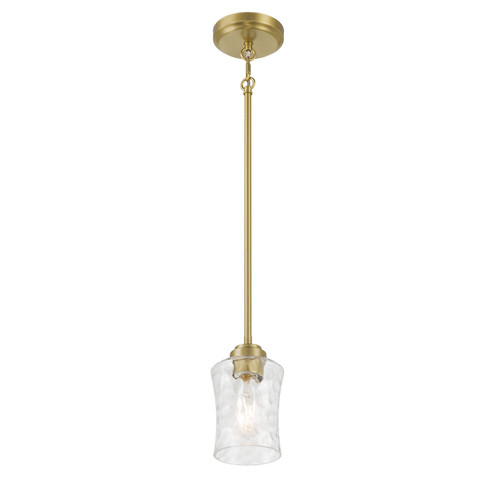 Clarvyn One Light Mini Pendant in Vintage Brass (59|909301VB)