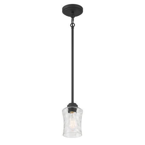 Clarvyn One Light Mini Pendant in Matte Black (59|909301MB)