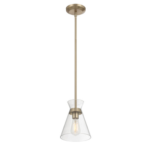 Amarella One Light Mini Pendant in Modern Gold (59|69001MG)