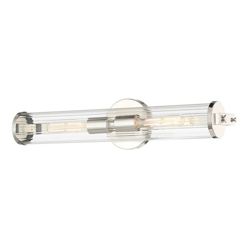 Cylora Two Light Bath Bar in Polished Nickel (59|63102PN)