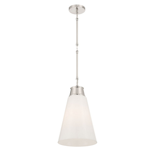 Bellaryn One Light Pendant in Polished Nickel (59|280101PN)