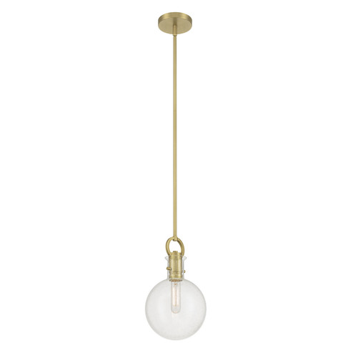 Glanora One Light Mini Pendant in Vintage Brass (59|204101VB)