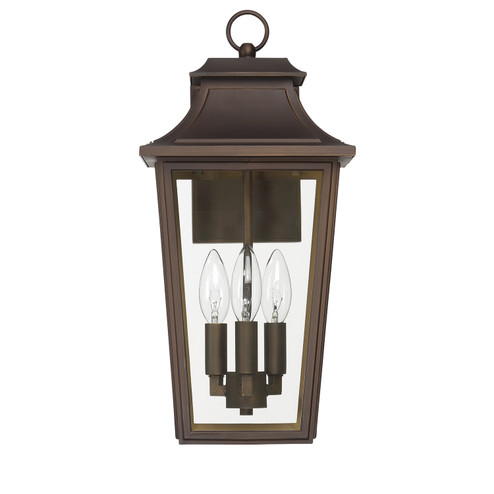 Spring Cove Three Light Outdoor Wall Mount in Matte Bronze (47|46083)