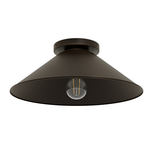 Skyflow One Light Outdoor Flush Mount in Matte Bronze (47|46025)