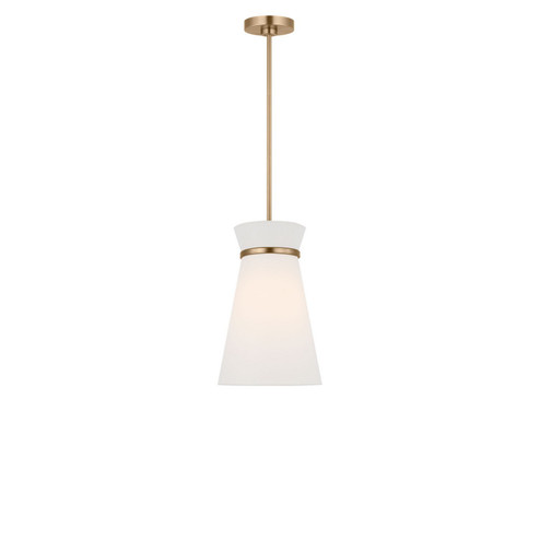 Fynn One Light Pendant in Satin Brass (1|GLP1751SBE)