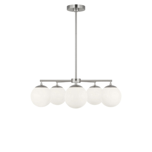 Nube Five Light Chandelier in Brushed Nickel (1|GLC1795BNE)