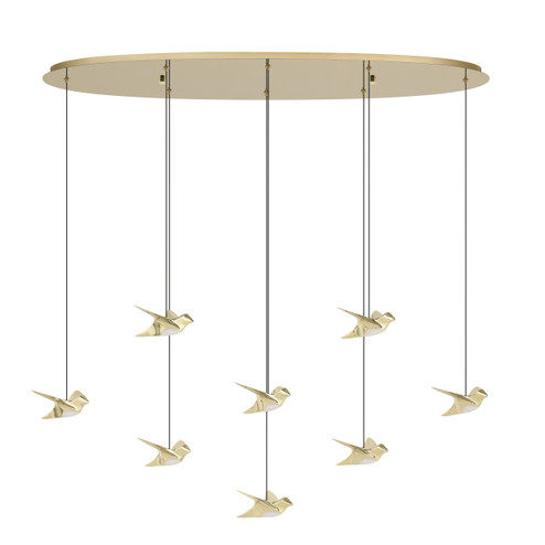 Paratebueno LED Pendant in Brass (217|390397A)