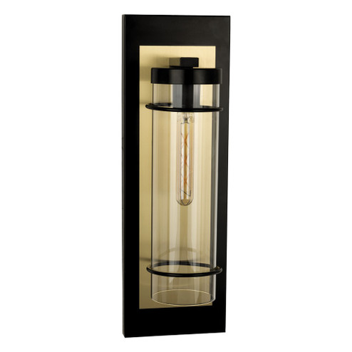 Colantro LED Outdoor Wall Mount in Matte Black & Brushed Gold (217|206295A)