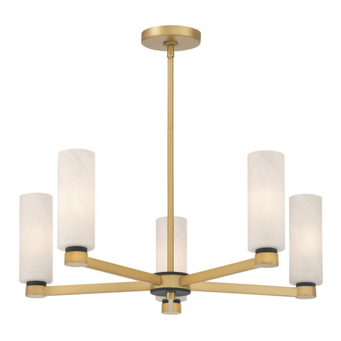 Wexmere Five Light Chandelier in Legacy Brass (7|12326876)
