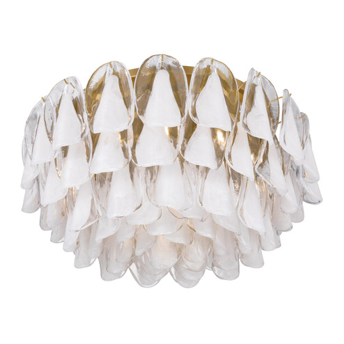 Verla Crest 11 Light Flush Mount in Legacy Brass (29|N3477732)