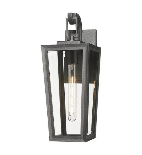 Madison One Light Wall Sconce in Matte Black (405|99521WBK17CL)