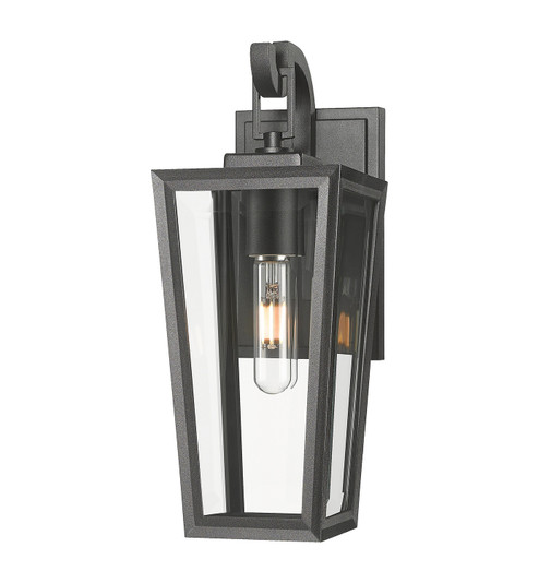 Madison One Light Wall Sconce in Matte Black (405|99521WBK14CL)
