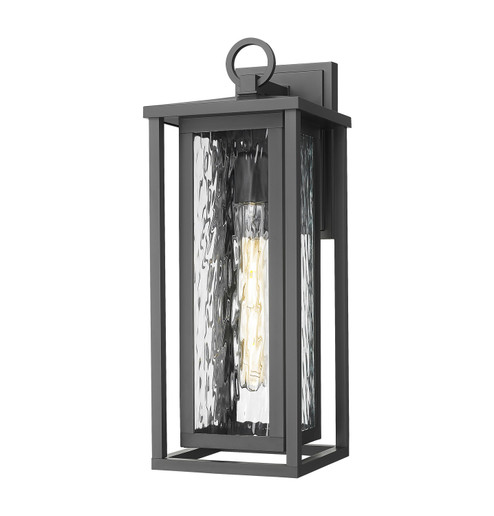 Ashland One Light Wall Sconce in Matte Black (405|99501WBK18WG)