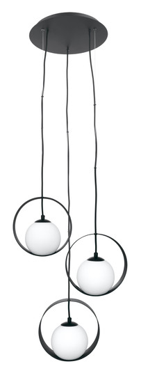 Camargo Three Light Pendant in Black (217|98441A)