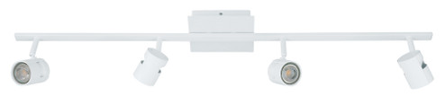 Vergiano LED Fixed Track Light in White (217|97509A)