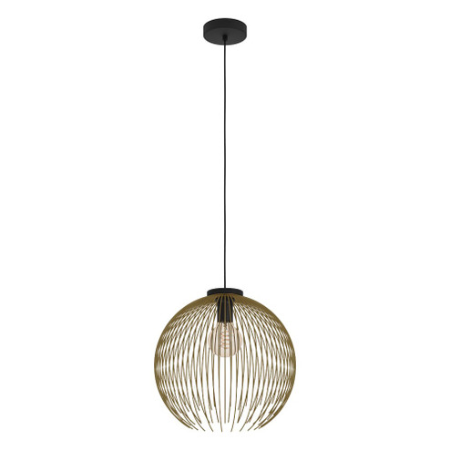 Venezuela One Light Pendant in Black (217|901003A)