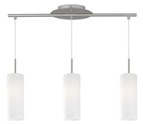 Troy Three Light Pendant in Matte Nickel (217|85978A)