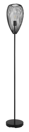 Clevedon One Light Floor Lamp in Black (217|49145A)