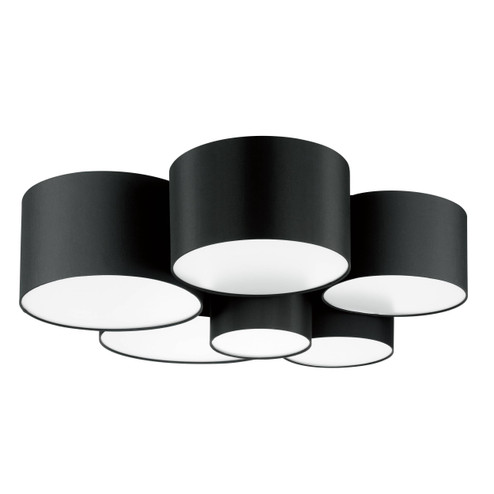 Pastore Six Light Ceiling Mount in Black (217|205187A)