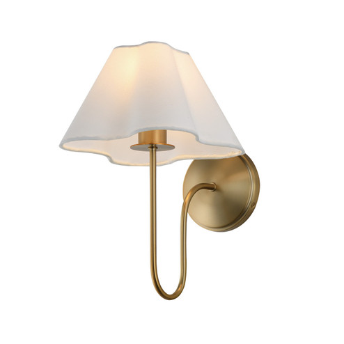 Saxon One Light Wall Sconce in Natural Aged Brass (16|18100WTNAB)