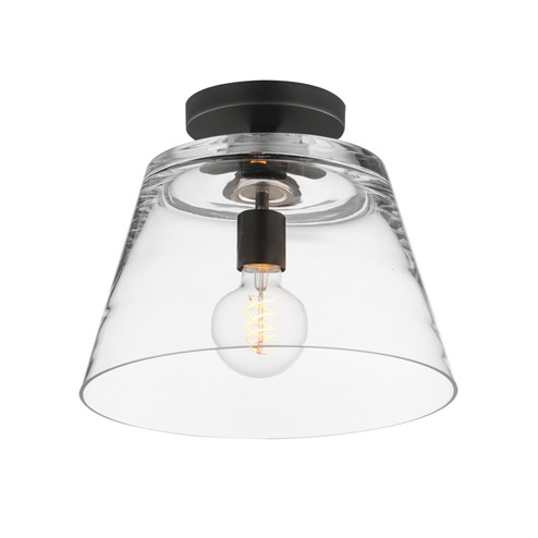 Hudson One Light Pendant in Black (16|12880CLBK)