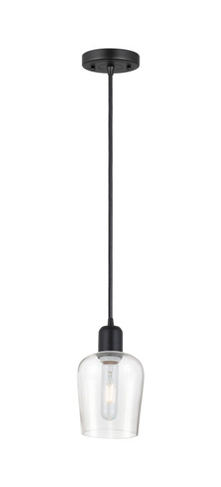 Austere One Light Mini Pendant in Matte Black (405|9001PBKG4202)