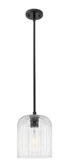 Downtown Urban One Light Pendant in Matte Black (405|4341SBKG5598CL)