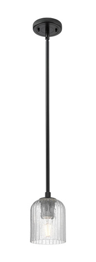 Downtown Urban One Light Pendant in Matte Black (405|4341SBKG5595SDY)