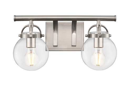 Downtown Urban Two Light Bath Vanity in Satin Nickel (405|4162WSNG2026)