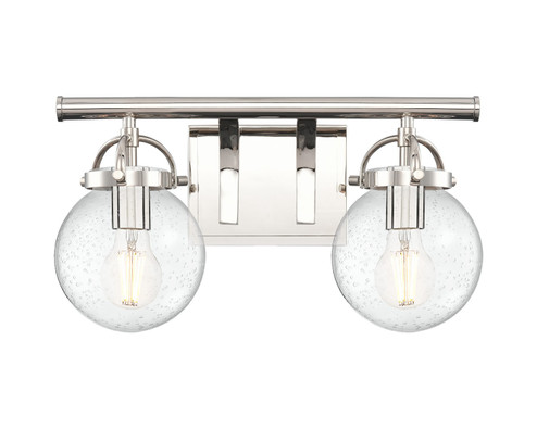 Downtown Urban Two Light Bath Vanity in Polished Nickel (405|4162WPNG2046)
