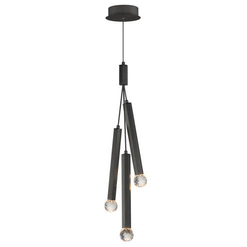 Allumettes LED Pendant in Black (86|E23343122BK)